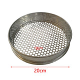 Maxbell Maxbell Garden Sieve Portable Lightweight Food Bean Sifter for Indoor Garden Outdoor Diameter 20cm