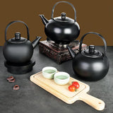 Maxbell Maxbell Coffee Pot with Anti Scald Handle Gifts Camping Portable Garden Water Boiler 1L Black