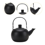 Maxbell Maxbell Coffee Pot with Anti Scald Handle Gifts Camping Portable Garden Water Boiler 1.6L Black