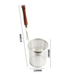 Maxbell Maxbell Noodles Strainer Basket Food Dumpling Strainer for Kitchen Chips Onion Rings 14cm