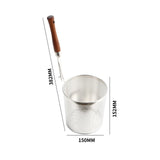 Maxbell Maxbell Noodles Strainer Basket Food Dumpling Strainer for Kitchen Chips Onion Rings 16cm