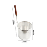 Maxbell Maxbell Noodles Strainer Basket Food Dumpling Strainer for Kitchen Chips Onion Rings 18cm
