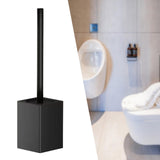 Maxbell Maxbell Toilet Bowl Brush Holder Set Long Handle Cleaning Tool for Restroom Bathroom Black B