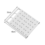 Maxbell Maxbell Expandable Divider Clothing Closet Shelf for Kitchen Storage Office Wardrobe 35cmx48cm