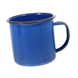 Maxbell Maxbell Enamel Coffee Cup Stylish Easy Clean Drinking Cup for Desktop Household Dorm Blue