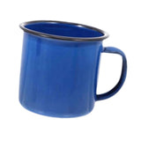 Maxbell Maxbell Enamel Coffee Cup Stylish Easy Clean Drinking Cup for Desktop Household Dorm Blue