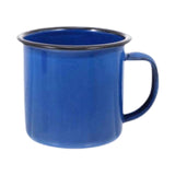 Maxbell Maxbell Enamel Coffee Cup Stylish Easy Clean Drinking Cup for Desktop Household Dorm Blue