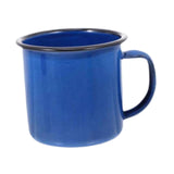 Maxbell Maxbell Enamel Coffee Cup Stylish Easy Clean Drinking Cup for Desktop Household Dorm Blue