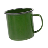 Maxbell Maxbell Enamel Coffee Cup Stylish Easy Clean Drinking Cup for Desktop Household Dorm Green