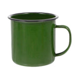 Maxbell Maxbell Enamel Coffee Cup Stylish Easy Clean Drinking Cup for Desktop Household Dorm Green