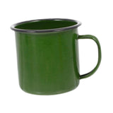 Maxbell Maxbell Enamel Coffee Cup Stylish Easy Clean Drinking Cup for Desktop Household Dorm Green