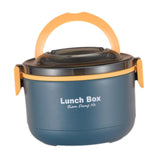 Maxbell Maxbell Adult Lunch Box Stackable Portable Insulated Lunch Container for Office Work Blue 1 layer