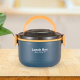 Maxbell Maxbell Adult Lunch Box Stackable Portable Insulated Lunch Container for Office Work Blue 1 layer