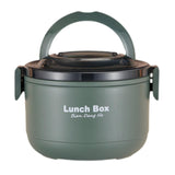 Maxbell Maxbell Adult Lunch Box Stackable Portable Insulated Lunch Container for Office Work Green 1 layer