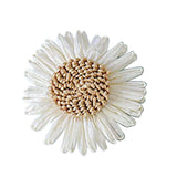 Maxbell Maxbell Sunflower Napkin Ring Dinner Table Setting for Party Family Gatherings Decor white
