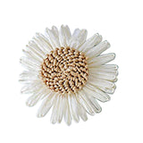 Maxbell Maxbell Sunflower Napkin Ring Dinner Table Setting for Party Family Gatherings Decor white