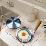 Maxbell Small Fry Pan Nonstick Comfortable Wooden Handle for Home Restaurant Kitchen