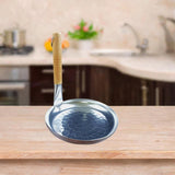 Maxbell Small Fry Pan Nonstick Comfortable Wooden Handle for Home Restaurant Kitchen