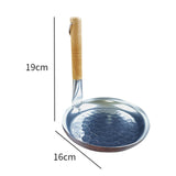Maxbell Small Fry Pan Nonstick Comfortable Wooden Handle for Home Restaurant Kitchen