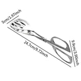 Food Scissor Tongs Stainless Steel Salad Tongs for Serving Food Ice Barbecue A