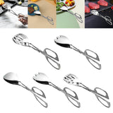 Food Scissor Tongs Stainless Steel Salad Tongs for Serving Food Ice Barbecue A