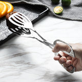 Food Scissor Tongs Stainless Steel Salad Tongs for Serving Food Ice Barbecue A