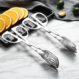 Food Scissor Tongs Stainless Steel Salad Tongs for Serving Food Ice Barbecue A
