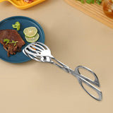 Food Scissor Tongs Stainless Steel Salad Tongs for Serving Food Ice Barbecue A