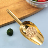 Maxbell Maxbell Ice Cube Scoop Multiuse Stainless Steel Scoop for Party Food Serving Wedding 255mmx90mm
