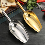 Maxbell Maxbell Ice Cube Scoop Multiuse Stainless Steel Scoop for Party Food Serving Wedding 255mmx90mm