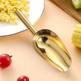 Maxbell Maxbell Ice Cube Scoop Multiuse Stainless Steel Scoop for Party Food Serving Wedding 255mmx90mm