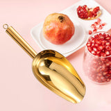 Maxbell Maxbell Ice Cube Scoop Multiuse Stainless Steel Scoop for Party Food Serving Wedding 255mmx90mm