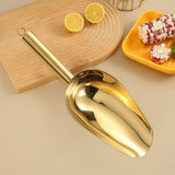 Maxbell Maxbell Ice Cube Scoop Multiuse Stainless Steel Scoop for Party Food Serving Wedding 255mmx90mm