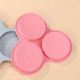 Maxbell Air Fryer Egg Mold Baking Mold Air Fryer Accessory 3 Holes Silicone Egg Mold