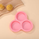 Maxbell Air Fryer Egg Mold Baking Mold Air Fryer Accessory 3 Holes Silicone Egg Mold