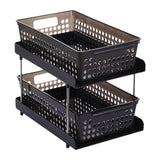 Maxbell Maxbell Kitchen Standing Shelf Makeup Display Holder for Countertop Dresser Tabletop black
