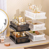 Maxbell Maxbell Kitchen Standing Shelf Makeup Display Holder for Countertop Dresser Tabletop black