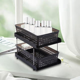 Maxbell Maxbell Kitchen Standing Shelf Makeup Display Holder for Countertop Dresser Tabletop black