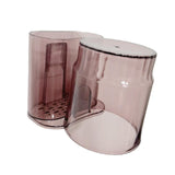 Maxbell Maxbell Toothbrush and Toothpaste Holder with Cup Modern Toothbrush Rack Home Shower Pink