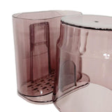Maxbell Maxbell Toothbrush and Toothpaste Holder with Cup Modern Toothbrush Rack Home Shower Pink