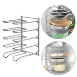 Maxbell Maxbell Pan Organizer Rack for Cabinet 5 Tiers Pot Rack Organizer Under Cabinet Home