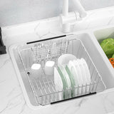 Maxbell Maxbell Kitchen Sink Rack Dish Drainer Practical Shelf Drying Rack Kitchen Organizer 38x28x11.6cm