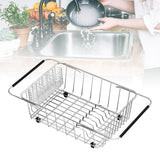 Maxbell Maxbell Kitchen Sink Rack Dish Drainer Practical Shelf Drying Rack Kitchen Organizer 38x28x11.6cm