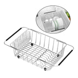 Maxbell Maxbell Kitchen Sink Rack Dish Drainer Practical Shelf Drying Rack Kitchen Organizer 38x28x11.6cm