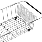 Maxbell Maxbell Kitchen Sink Rack Dish Drainer Practical Shelf Drying Rack Kitchen Organizer 38x28x11.6cm