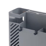 Maxbell Maxbell Kitchen Chopsticks Rack Wall Mount Sturdy Kitchen Utensil Wall Organizer Box Gray
