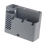 Maxbell Maxbell Kitchen Chopsticks Rack Wall Mount Sturdy Kitchen Utensil Wall Organizer Box Gray