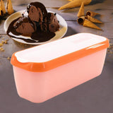 Maxbell Maxbell Ice Cream Container Stylish Storage Container for Yogurt Refrigerator Sorbet Orange