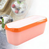 Maxbell Maxbell Ice Cream Container Stylish Storage Container for Yogurt Refrigerator Sorbet Orange