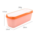 Maxbell Maxbell Ice Cream Container Stylish Storage Container for Yogurt Refrigerator Sorbet Orange
